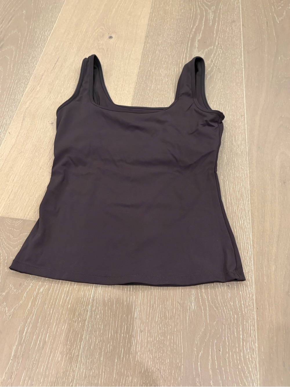 Adanola Charcoal Square Neck Tank